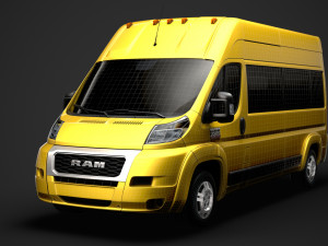 ram promaster window van 3500 h3 159wb 2020 Model 3D