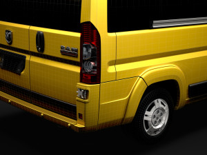 ram promaster window van 3500 h3 159wb 2020 Model 3D