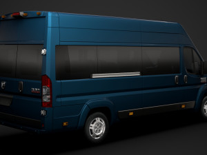 ram promaster window van 3500 h3 159wb ext 2020 Modelo 3D