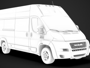 ram promaster window van 3500 h3 159wb ext 2020 Modelo 3D