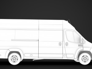ram promaster window van 3500 h3 159wb ext 2020 Modelo 3D