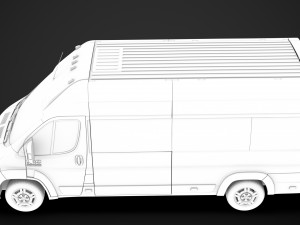 ram promaster window van 3500 h3 159wb ext 2020 Modelo 3D