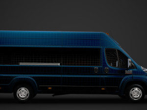 ram promaster window van 3500 h3 159wb ext 2020 Modelo 3D