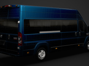 ram promaster window van 3500 h3 159wb ext 2020 Modelo 3D