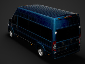 ram promaster window van 3500 h3 159wb ext 2020 Modelo 3D