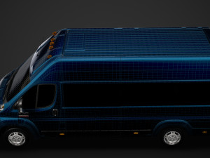 ram promaster window van 3500 h3 159wb ext 2020 Modelo 3D