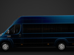 ram promaster window van 3500 h3 159wb ext 2020 Modelo 3D