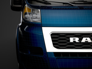 ram promaster window van 3500 h3 159wb ext 2020 Modelo 3D