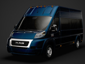 ram promaster window van 3500 h3 159wb ext 2020 Modelo 3D