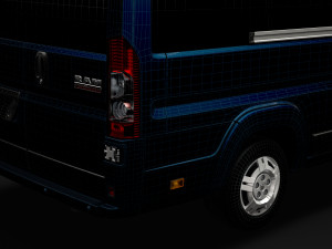 ram promaster window van 3500 h3 159wb ext 2020 Modelo 3D