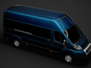 ram promaster window van 3500 h3 159wb ext 2020 Modelo 3D