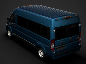 ram promaster window van 3500 hr 159wb 2020 3D Model