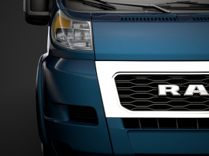 ram promaster window van 3500 hr 159wb 2020 Model 3D