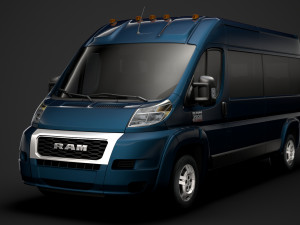 ram promaster window van 3500 hr 159wb 2020 Model 3D