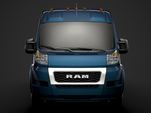 ram promaster window van 3500 hr 159wb 2020 Model 3D