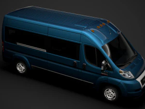 ram promaster window van 3500 hr 159wb 2020 3D Model
