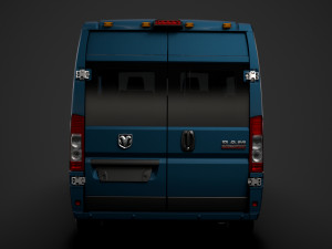 ram promaster window van 3500 hr 159wb 2020 Model 3D