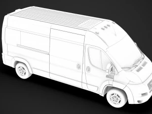 ram promaster window van 3500 hr 159wb 2020 3D Model