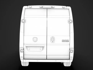 ram promaster window van 3500 hr 159wb 2020 3D Model