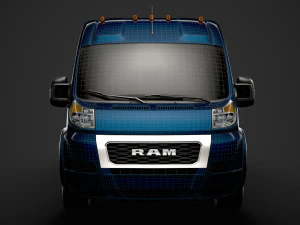 ram promaster window van 3500 hr 159wb 2020 3D Model