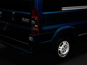 ram promaster window van 3500 hr 159wb 2020 3D Model