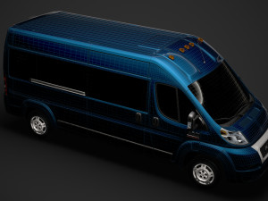 ram promaster window van 3500 hr 159wb 2020 Model 3D