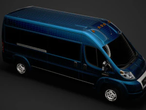 ram promaster window van 3500 hr 159wb 2020 3D Model