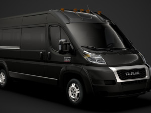 ram promaster window van 3500 hr 159wb ext 2020 3D Model