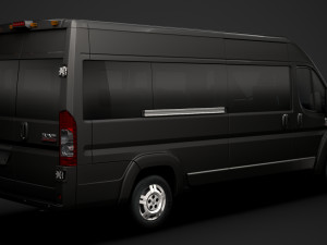 ram promaster window van 3500 hr 159wb ext 2020 3D Model
