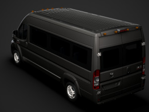 ram promaster window van 3500 hr 159wb ext 2020 3D Model