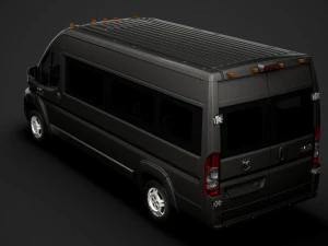 ram promaster window van 3500 hr 159wb ext 2020 3D Model