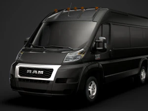 ram promaster window van 3500 hr 159wb ext 2020 3D Model