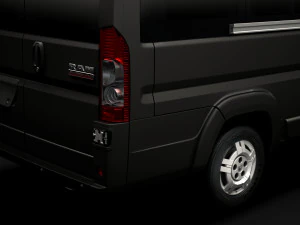 ram promaster window van 3500 hr 159wb ext 2020 3D Model