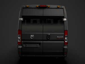 ram promaster window van 3500 hr 159wb ext 2020 3D Model