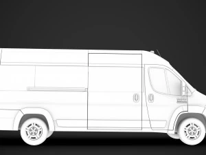 ram promaster window van 3500 hr 159wb ext 2020 3D Model