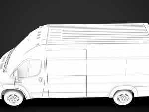 ram promaster window van 3500 hr 159wb ext 2020 3D Model