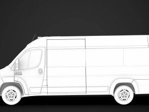 ram promaster window van 3500 hr 159wb ext 2020 3D Model