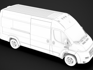 ram promaster window van 3500 hr 159wb ext 2020 3D Model