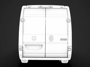 ram promaster window van 3500 hr 159wb ext 2020 3D Model