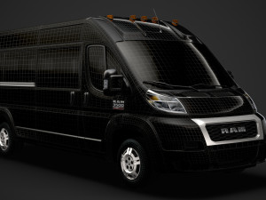 ram promaster window van 3500 hr 159wb ext 2020 3D Model