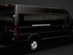 ram promaster window van 3500 hr 159wb ext 2020 3D Model