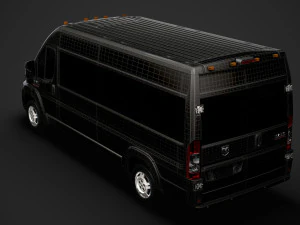 ram promaster window van 3500 hr 159wb ext 2020 3D Model