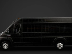ram promaster window van 3500 hr 159wb ext 2020 3D Model