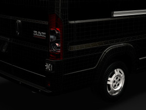 ram promaster window van 3500 hr 159wb ext 2020 3D Model