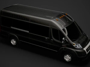 ram promaster window van 3500 hr 159wb ext 2020 3D Model