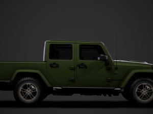 jeep gladiator 75th anniversary jk 2018 Modèle 3D