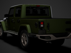 jeep gladiator 75th anniversary jk 2018 Modèle 3D