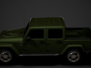 jeep gladiator 75th anniversary jk 2018 Modèle 3D