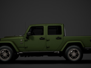 jeep gladiator 75th anniversary jk 2018 Modèle 3D