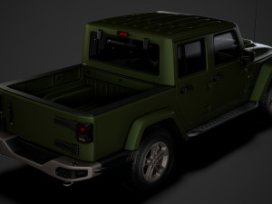 jeep gladiator 75th anniversary jk 2018 Modèle 3D